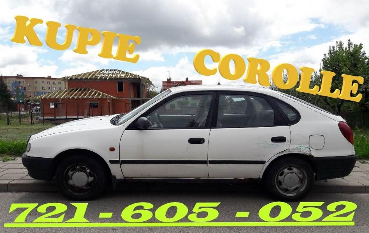 Kupię Corolle e11 e12 CAŁY KRAJ  