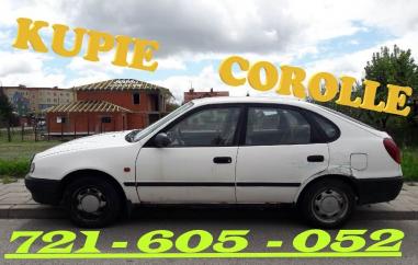 Kupię Corolle e11 e12 CAŁY KRAJ  