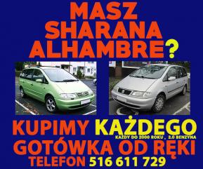 kupię - skup VW Sharan, SEAT Alhambra 