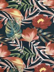 Kwiaty, D-143, tkanina tapicerska, dekoracyjna