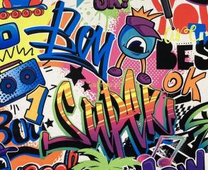 Materiał tapicerski Grafiti 08 