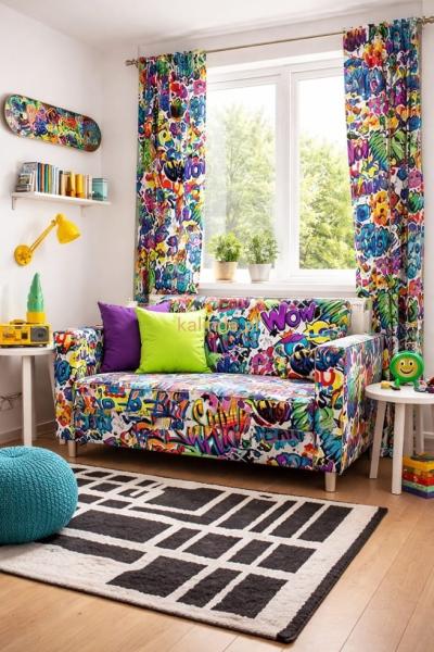 Materiał tapicerski Grafiti 08 