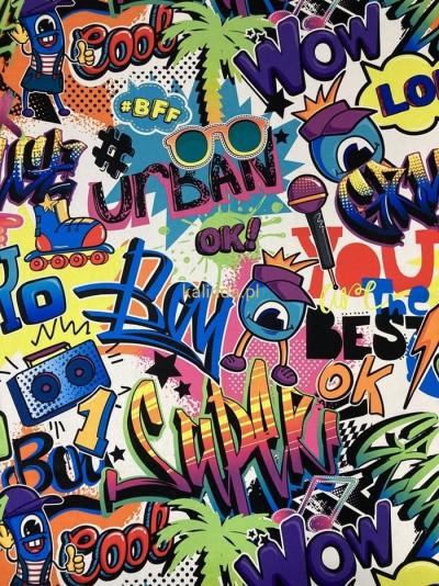 Materiał tapicerski Grafiti 08 