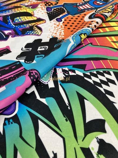 Materiał tapicerski Grafiti 08 