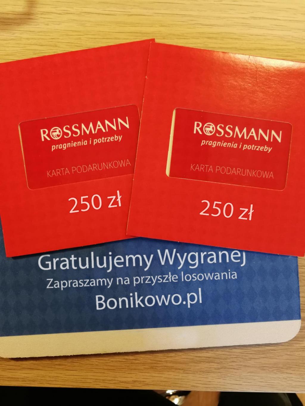 Oddam Kartę Podarunkową Rossmann