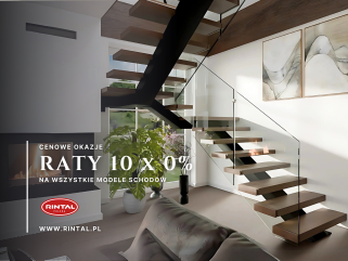 Schody na raty 10 × 0% - piękno i jakość 