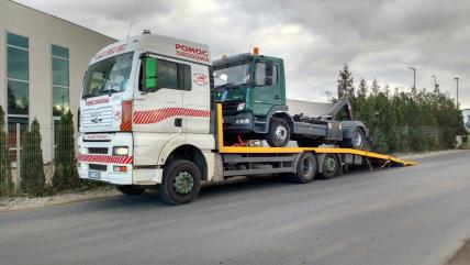 Transport maszyn i koparek, transport