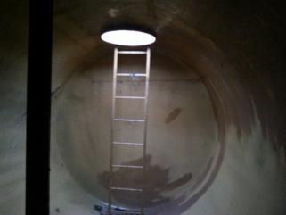 Zbiornik stalowy stal metalowy beczka szambo wode